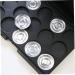 Angoily 15 Eyeshadow Empty Cosmetic Case Empty Makeup Eye Shadow Box Concealer Travel Aluminum Plate - Buy Online on SooperMarket.com