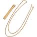 Mindful Breathing Necklace Prevent Skin Fading Reduce Anxiety Relieve Stress Increase Lung Volume For Men For Daily Wear (Gold Color) - Buy Online on SooperMarket.com
