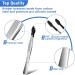 TAMOSH 3 Pack Non-Marring Tweezers - Silicone & Rubber Tips for Precision Lab Work | Curved & Flat Tweezers Ideal for Crafts & Electronics - Buy Online on SooperMarket.com