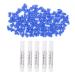 Cikonielf 100PCS Soft Pet Cat Nail Caps Claws Safe Anti Scratch Dog Paw Claw Protector Covers with Instructions With multiple options.(Blue S)