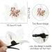 12 Pack Silk Orchid Flower Hair Clips - Tropical Beach Wedding Accessory for Women - Buy Online on SooperMarket.com