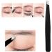 Stainless Steel Craft Scissors Eyebrow Kit with Tweezers, Brush - 5 Pc Set in Case - Buy Online on SooperMarket.com