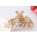 Vintage Metal Rhinestone Hair Claw with Imitation Pearl - Large Size Hair Clip for Women (Gold-A) - Buy Online on SooperMarket.com