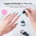 Modelones Gel Nail Kit - 12 Colors Pink Polish Set with 48W Lamp & Top Coats - Buy Online on SooperMarket.com