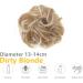 Norhogo Messy Hair Buns Extensions Curly Wavy Hair Extension Curly Wavy Messy Synthetic Bun Hairpiece for Women Thick Hair Pieces Wavy Curly Ponytail (Dirty Blonde) - Buy Online on SooperMarket.com