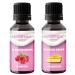 Flavor drops sugar -free set 2x 30 ml - raspberry & cheesecake |Slots without calories for sweeten with dosing aid |Vegan |For natural yoghurt porridge or quark - Hello Shape raspberry & cheesecake 30 ml (2 Pack)