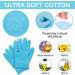 JIAHAO Moisturizing Spa Gloves and Socks for Dry Feet Thermoplastic Gel Repair to Heal Eczema Cracked Skin Calluses Cuticles Gel Lining Infused with Essential Oils Vitamins to Soften Skin - Buy Online on SooperMarket.com