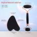 ZEEBA Natural Jade Face Roller and Gua Sha Set for Beauty Skin Care - Black - Buy Online on SooperMarket.com