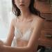 LoRier Women s Lace Bralette - Floral Adjustable Thin Strap V-Neck Wireless Triangle 75A White - International Shipping Available - Buy Online on SooperMarket.com