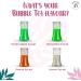 Boba bar London | DIY Fruit Bubble Tea Kit | Serves 4 (FTBK-GC-4) Boba Bar London | Green Chiller Fruit Bubble Tea Kit | 4 Fruit Tea Flavours | 4 Boba & Jelly Toppings | Tapioca Pearls | 4 Bamboo Straws | 4 Tea Bags | 2 Recipe Cards  - Buy Online on SooperMarket.com