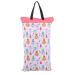 Hztyyier Hanging Wet Dry Cloth Diaper Bag 15.8 x 27.6inch Large Capacity Reusable Diaper Pail Bag for Reusable Diapers or Laundry(#5)