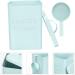 Cabilock 1 Softener Dispenser Set Laundry Box Household Iron Bucket Washing Bucket Laundry Holder for Washing Laundry Storage Fabric Softener Fabric Sky-blue 23X15.5CM - Buy Online on SooperMarket.com