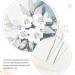 Crystal Wedding Hair Pins - Bridal Hair Pieces for Women - Pack of 3 - Gorais Flower Design (A-Silver) - Buy Online on SooperMarket.com