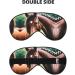 SSIMOO Two Horses Soft Sleep Eye Mask - Breathable Travel Eye Patch for Women Perfect for Relaxation Black - Buy Online on SooperMarket.com