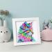 Labeol 5D Diamond Painting Kit for Kids - Full Drill Art Crafts with Wooden Frame | Ages 6-12 | Colorcat Design | 6x6 Inch Home Wall Decoration - Buy Online on SooperMarket.com