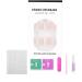 24 Pcs Sunjasmine Almond Fake Nails with Nail Glue - Pink White Gradient Designs | Acrylic Glue On Nails for Women - Buy Online on SooperMarket.com