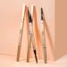 3 PCS Waterproof Long-Lasting Dark Brown Eyebrow Pencil Set - Natural Brow Makeup | Ultra Slim Defining Pencils 3pcs - Buy Online on SooperMarket.com