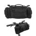 BraveHawk OUTDOORS Bike Handlebar Bag, 900D Nylon Oxford Multi-purpose Waist Bag Water Resistant Bicycle Cycling Pack (Black) Black Medium