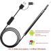 Jteremy 5.5mm HD Visual Ear Camera | 3-in-1 WiFi Ear Endoscope with 6 LED Light | Ear Wax Removal Tool - Buy Online on SooperMarket.com