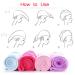Premium Microfiber Hair Drying Towels - 4 Pack Quick Dry Turbans for Long Hair | Fast Absorbent Shower Wraps - Buy Online on SooperMarket.com