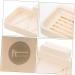 Anneome Soap Box House Draining Dish -mounted Soap Dishes Bathroom Decor Soap Holder for Shower Soap Stand Plastic Soap Dispenser Desk Topper Kitchen Double Layer White Drainer Rack Abs - Buy Online on SooperMarket.com