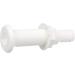 Seachoice 3/4 ID Polypropylene Extra Long Thru-Hull Connector - White Finish - Buy Online on SooperMarket.com