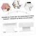 minkissy Display Stand Acrylic Monitor Stand Lash Extension Supplies Make up Kit Tweezer Holder Organizer Makeup Tweezer Holder Acrylic Stand Tweezer Stand Holder - Buy Online on SooperMarket.com