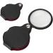 8X Mini Handheld Folding Magnifying Glass 50mm Optical Lens - Rotating Loupe for Elderly and Students - Buy Online on SooperMarket.com