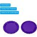 PATIKIL 1 Inch Flat Decorative Bottle Caps 50 Pack Craft Bottle Pendant Trays Double Sides Printed for DIY Pendants Craft Scrapbooks Purple - Buy Online on SooperMarket.com