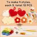 OPOUNT Crochet Kit for Beginners - 12 Simple Crochet Keychains, Step-by-Step Instruction (Patent Product) - Buy Online on SooperMarket.com
