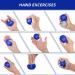Letreen 3 Set Stress Balls for Adults - Gel Anti-Stress Balls in Various Strengths & Sizes | Perfect for Concentration & Relaxation - Black Sapphire Blue Gray - Buy Online on SooperMarket.com