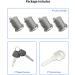 Yakima SKS Car Rack Lock Cylinders - 4 Pack Replacement Cores with Keys and Control Key - Buy Online on SooperMarket.com