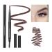 5 Colors Eyebrow Pen Long Lasting Eyebrow Gel for Waterproof Eyebrow Makeup Waterproof Eye Brow Pencil Triangular Tip with Brush Makeup Cosmetic(Tan)