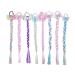 Set Of 8 Colorful Braid Hair Ties Ponytail Elastic Bands Bow Ties Colorful Synthetic Wigs Hair Accessories For Girls Suitable For Prom Party Cosplay