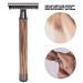 Ankroyu Men's Beard Trimmer - Portable Manual Razor with Bamboo Grip - Adjustable Beard & Body Shaving Tool - Buy Online on SooperMarket.com