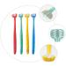 Healvian Infant Dental Oral Triple Clean Toothbrushes - 4pcs Kids Soft Toothbrush Set for Children and Toddlers - Buy Online on SooperMarket.com