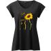 Womens Funny Letter Print Graphic Tee Shirt, Short Sleeve Dressy Casual Top - Black, Size Large - Buy Online on SooperMarket.com