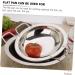 PRETYZOOM Dry Pot Amphora Hot Pot Chaffing Dishes Stainless Steel Cookware Flat Bottom Wok Pan Non Stick Frying Pans Stainless Steel Saute Pan Cookware for Kitchen Home Accessory 28X28X5.5CM Silver - Buy Online on SooperMarket.com
