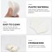 UPIQNG 4 Pcs Shot Pain Reducer Reusable Pain Relief Sheet Hurt Blocker Plastic Immunization Shooting Assist Shot Pain Blocks for Adults Kids White - Buy Online on SooperMarket.com