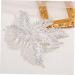 WOFASHPURET Bridal Comb Bride Hair Comb Clip Bride Hairpiece Bridal Headpieces for Wedding Women Hair Accessories Wedding Party Headpiece Floral Decor Combs Temperament Women's Decorate Alloy - Buy Online on SooperMarket.com