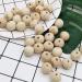 300pcs 20mm Natural Unfinished Round Wood Beads | Wooden Spacer Beads for DIY Crafts - Buy Online on SooperMarket.com