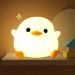 OkiyiD Duck Night Light Cute Duck Gifts for Girl Duck Lamp Gifts Bedside Lamp for Nursery ABS+SIL Touch Control Portable and Rechargeable Dimmable Birthday Gifts for Boys Girls (DoDo Duck) Color 2