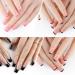 Ruarby Semi Cured Gels Nails Strips Pedicures Stickers Toe Nails Stickers Gels Nails Pedicures Strips Gels Nails Wraps UVS Light Need JZ98 - Buy Online on SooperMarket.com