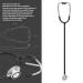 Buy Lightweight Stethoscope for Doctors & Nurses - Flexible Latex-Free Tube Soft Ear Knobs Silver Matt Finish - International Shipping Available - Buy Online on SooperMarket.com