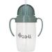 ZoLi BOT 2.0 Weighted Straw Sippy Cup - Spruce Green | Toddler Training & Transition Straw Cup with Handles - Buy Online on SooperMarket.com