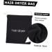 CANIGHT 4pcs Hair Dryer Storage Bag Storage Bags Organizer Bags for Travel Blow Dryer Bag Black Fabric - Buy Online on SooperMarket.com