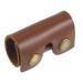 PATIKIL Leather Razor Head Protective Case Double Edge Razor Head Protection Sheath Shaving Tip Cover for Travel Brown