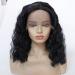 Bghjue Fashion Short Curly Kinky for Women Fluffy Wavy Synthetic Hair Wig Natural Big Curl Hair Afro Kinky Wig with Bangs for White And Women With Free Cap Wigs