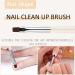 JASSINS Nail Clean Up Brushes - 3PCS Professional Gel Nail Polish Remover Tools for DIY Manicure & Cuticle Cleanup - Buy Online on SooperMarket.com