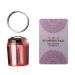 Nail art sticker women party decor 1 set nail stamp tool with nail scraps delicate touch of transparent head nail silicone template seal stamp for home use - pink